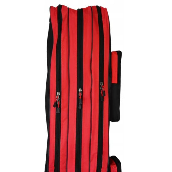 Husa Germina, 3 Compartimente, Red Black, 130cm