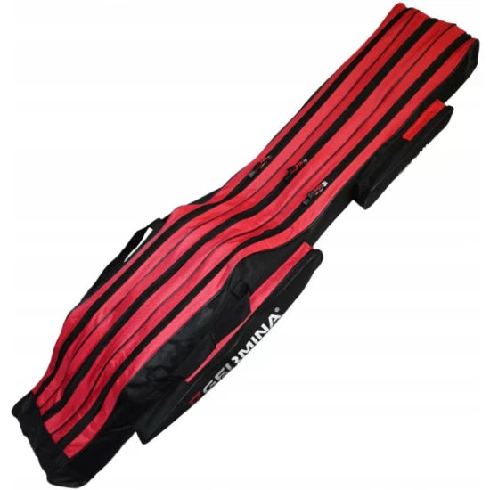 Husa Germina, 3 Compartimente, Red Black, 145cm