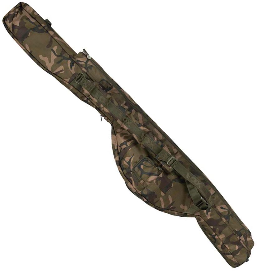 Husa Lansete Fox Camo Retractable Tri Sleeve 8-10ft