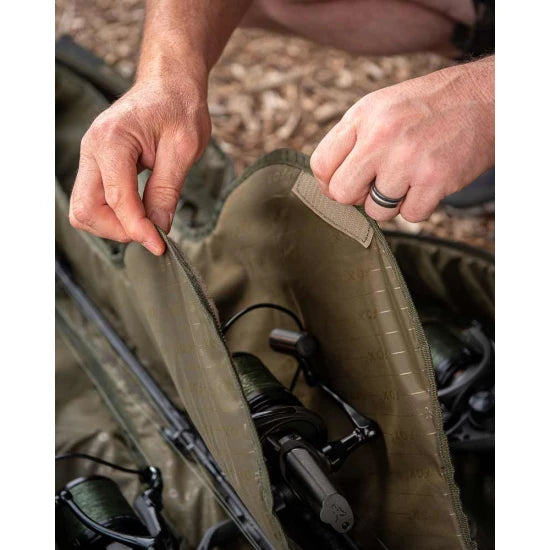 Husa Lansete Fox Camo Retractable Tri Sleeve 8-10ft