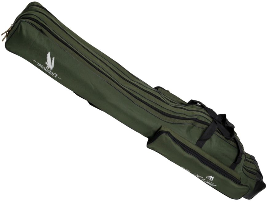 Husa Lansete Mikado 3 Compartimente Cu Baza Intarita, Verde, 120cm