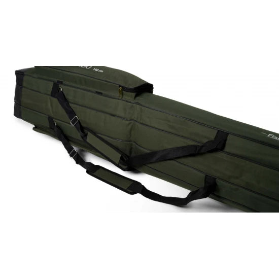 Husa Lansete Mikado 3 Compartimente Cu Baza Intarita, Verde, 140cm