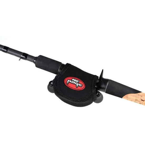 Husa Mulinete Fox Rage Neoprene Casting Reel Pouch, Medium, Black