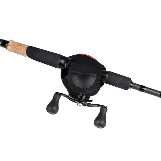 Husa Mulinete Fox Rage Neoprene Casting Reel Pouch, Medium, Black