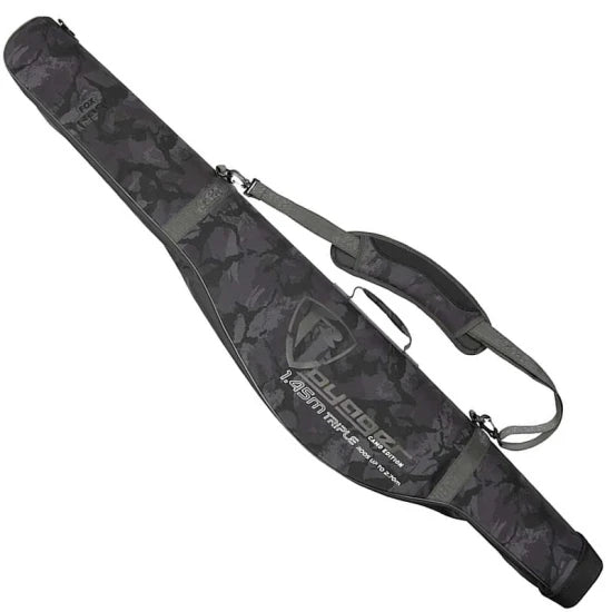 Husa Rigida Lansete Fox Rage Voyager Hard Rod Sleeves Triple, Camo, 1.45m