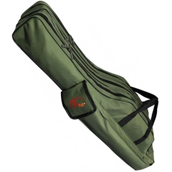 Husa Zfish Holdall, 3 Compartimente, Kaki, 130cm