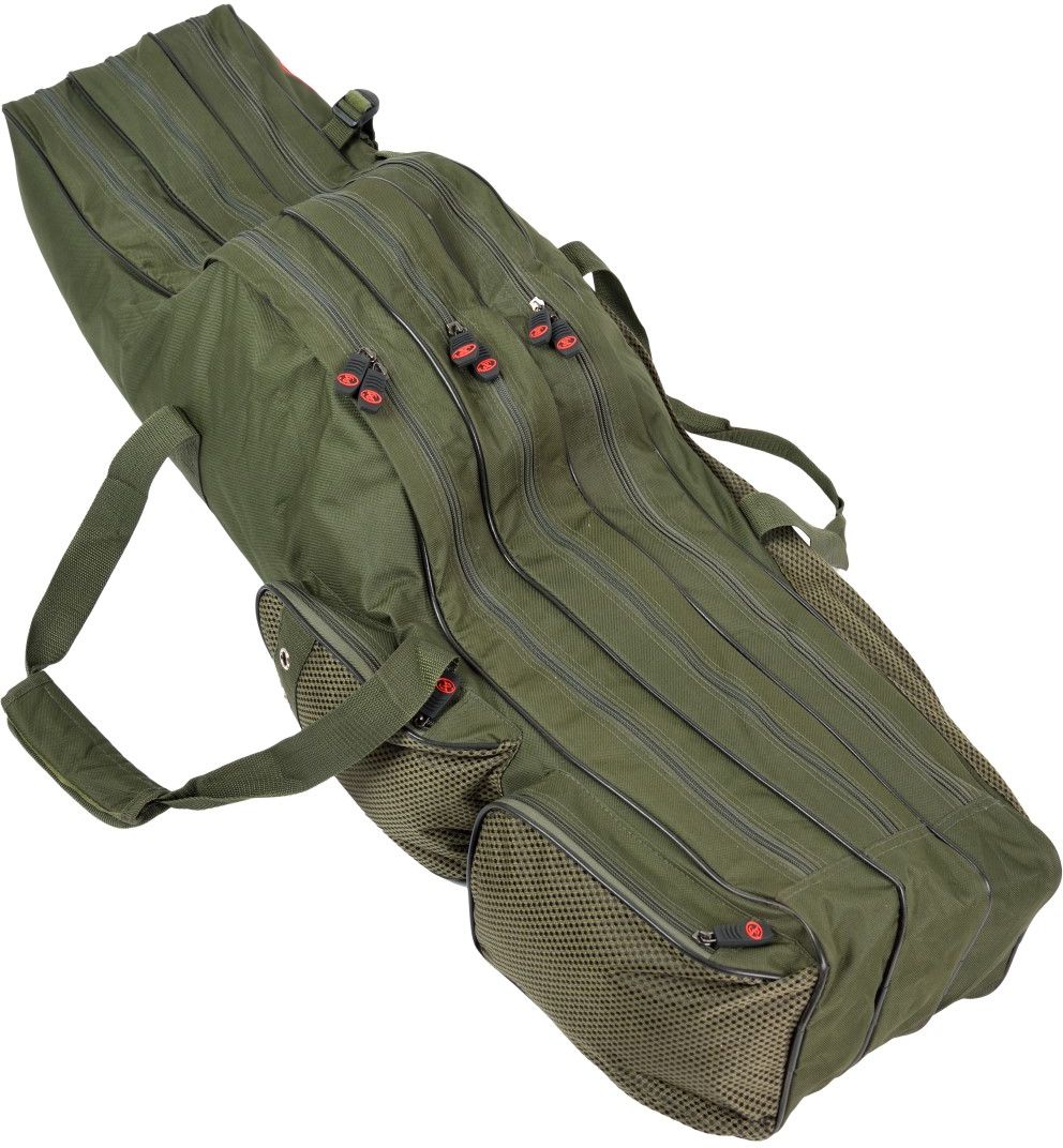 Husa Zfish Rod Case Royal Holdall, 3 Compartimente, Kaki, 110cm