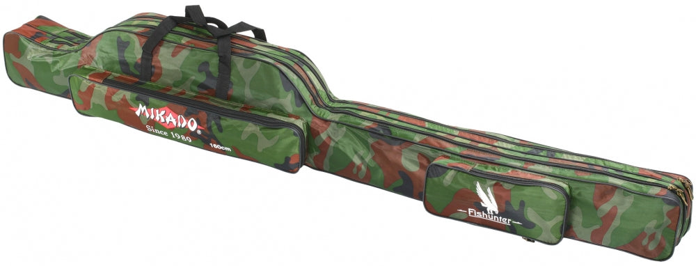 Husa lansete Mikado Camuflaj 2 compartimente 130cm