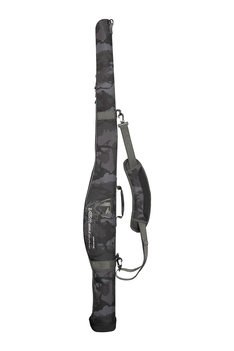 Huse rigide pentru lansete Fox Rage Voyager Camo Hard Rod Sleeves Triple 1.30M