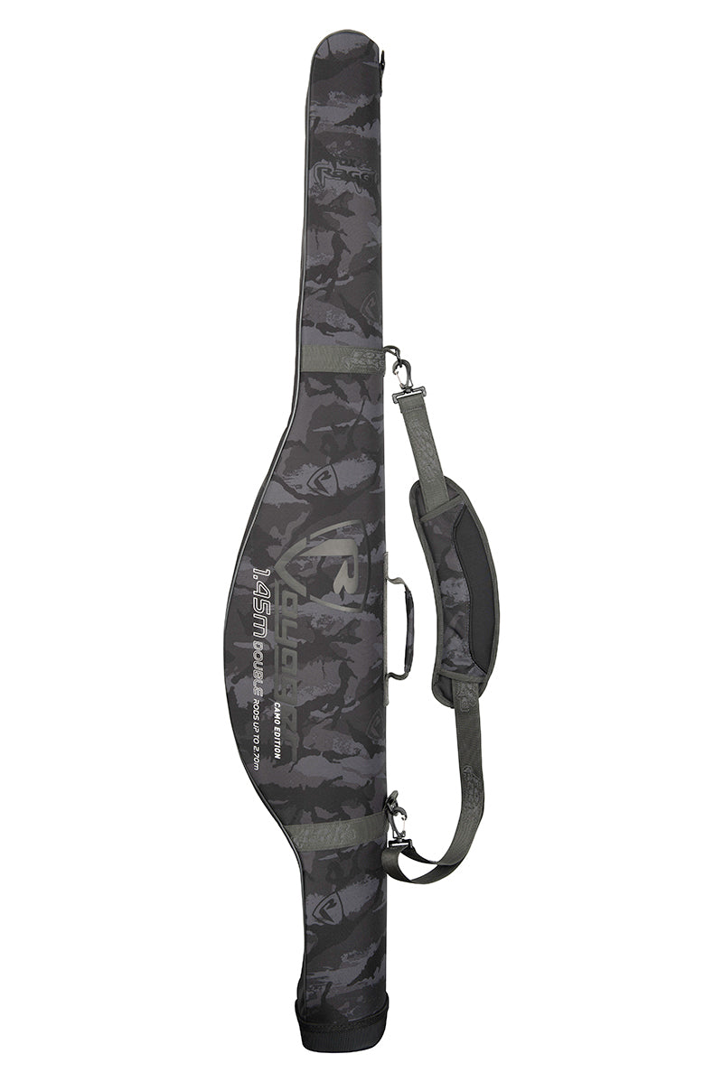 Huse rigide pentru lansete Fox Rage Voyager Camo Hard Rod Sleeves Triple 1.45M