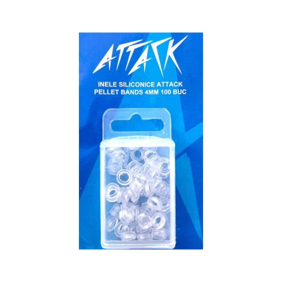 Inele Elastice Attack Pellet Bands 4mm 25 Buc