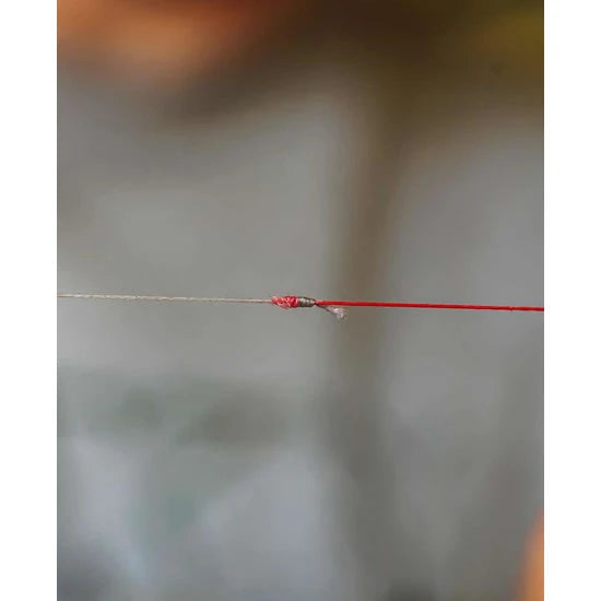 Inaintas Textil Fox Spomb Tapered Braided Leaders Red, 3x10m, 0.38mm-0.20mm / 50lbs-20lbs