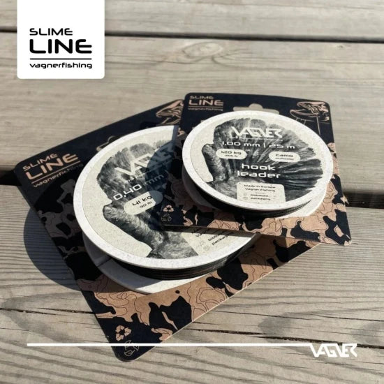 Inaintas Textil Vagner Hook Leader, Camo, 95kg, 0.88mm, 25m