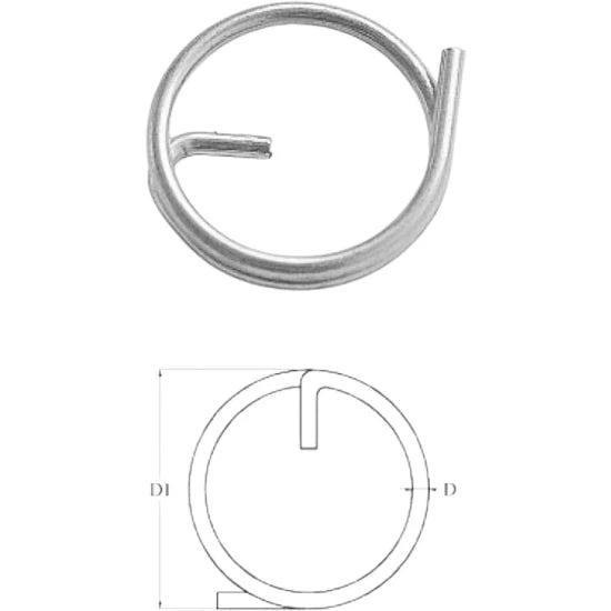 Inel Despicat Aquinox 15mm 1.25mm, 10buc/pac