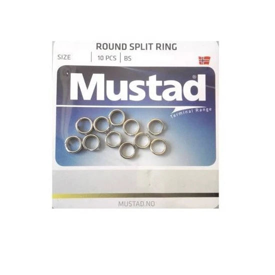 Inele Despicate Mustad, D=7,6mm/25kg/10buc/pl.