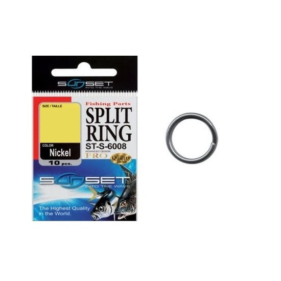 Inele Despicate Sunset ST-S-6008 5mm 8kg