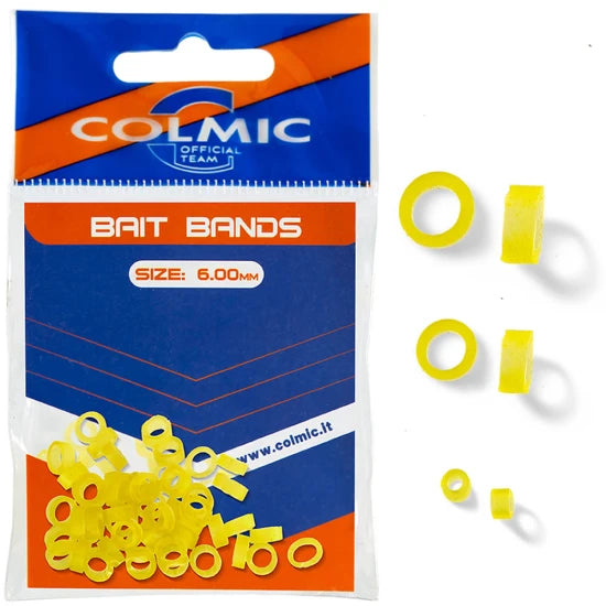 Inele Elastice Colmic Bait Bands, 6mm, 50buc/pac