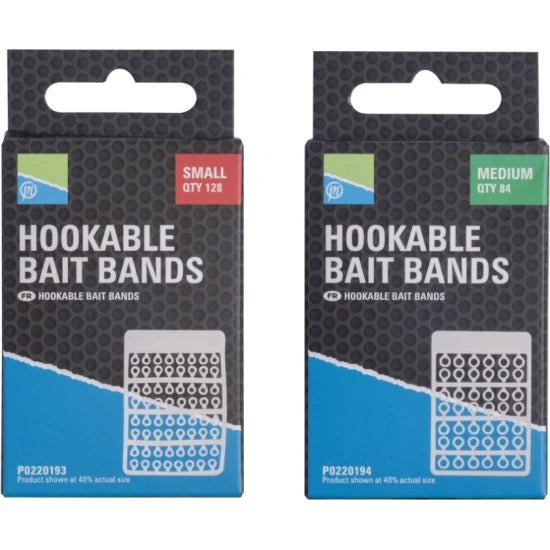 Inele Elastice Preston Hookable Bait Bands, Small, 128buc/pac