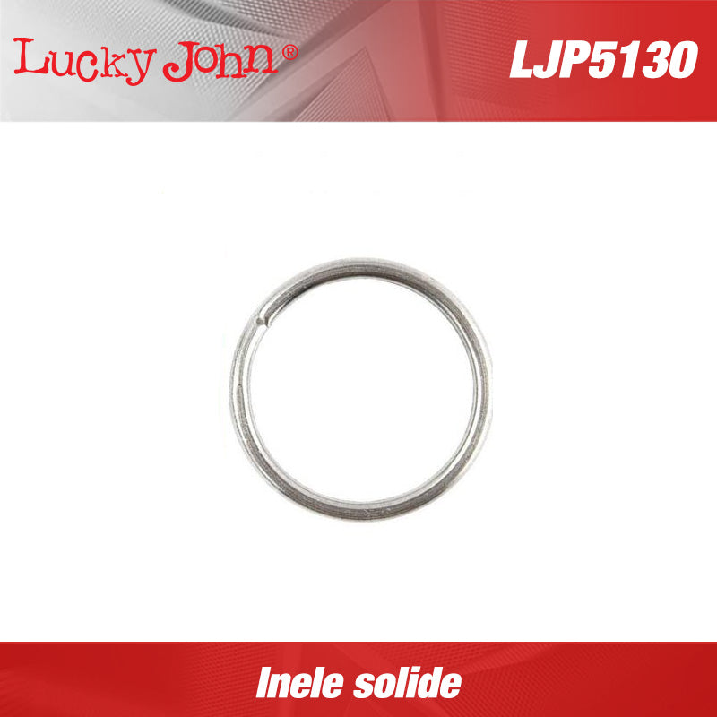 Inele despicate Lucky John Solid Rings Nr.0 10buc/plic