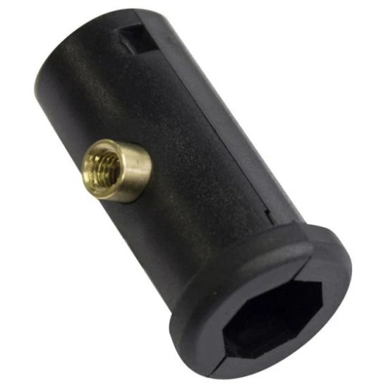 Inserite Rive Telescopic Leg D25, Black, 1buc/pac