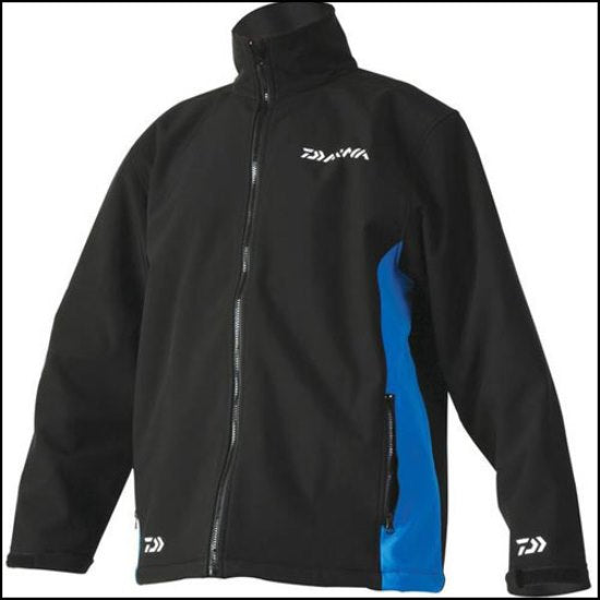 JACHETA DAIWA SOFTSHELL NEGRU ALBASTRU MARIME L