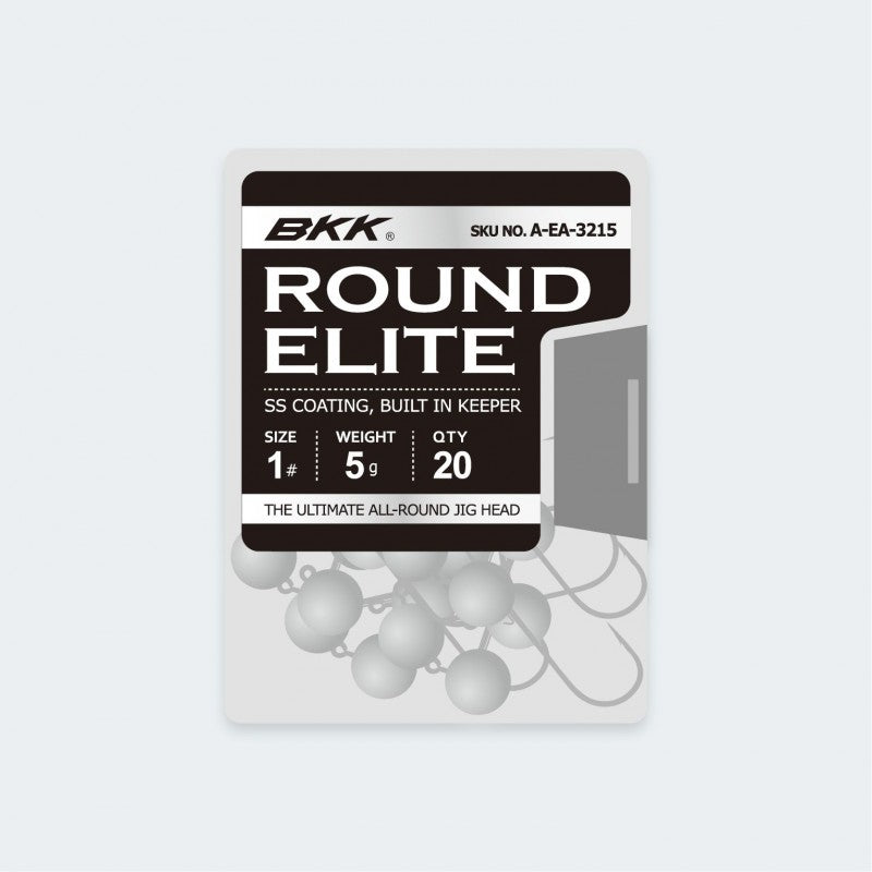 JIG BKK ROUND ELITE-CLASSIC BAIT KEEPER 15gr Nr.3/0 20buc/plic