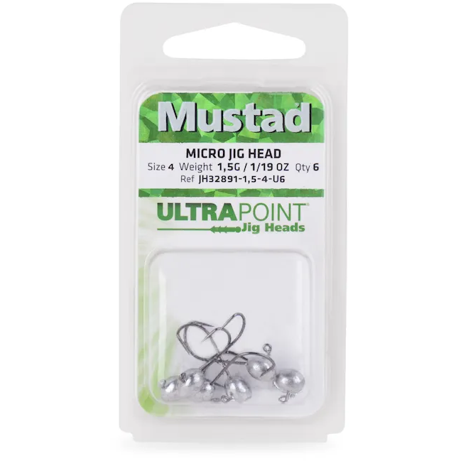 JIG MUSTAD MICRO JIG HEAD 1.5G 6buc/plic