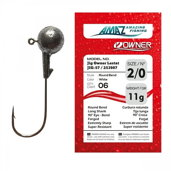 Jig Owner Lestat No.1/0 2gr Jig-57 253987 White