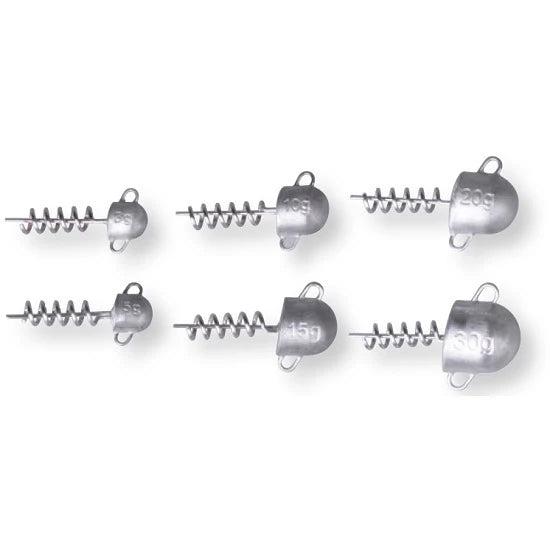 Jig Savage Cork Screw Heads 5g, 3buc/pac