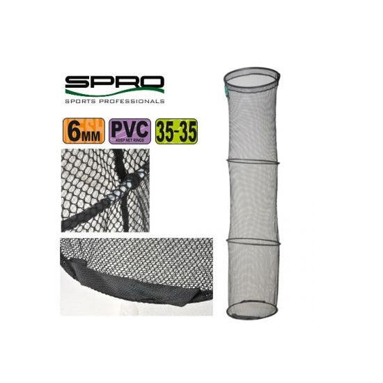 JUVELNIC SPRO PE 6MM MESH 35-35 1.00M