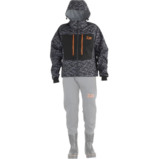Jacheta Daiwa D-vec Wading Grey-camo, Marime Xxl