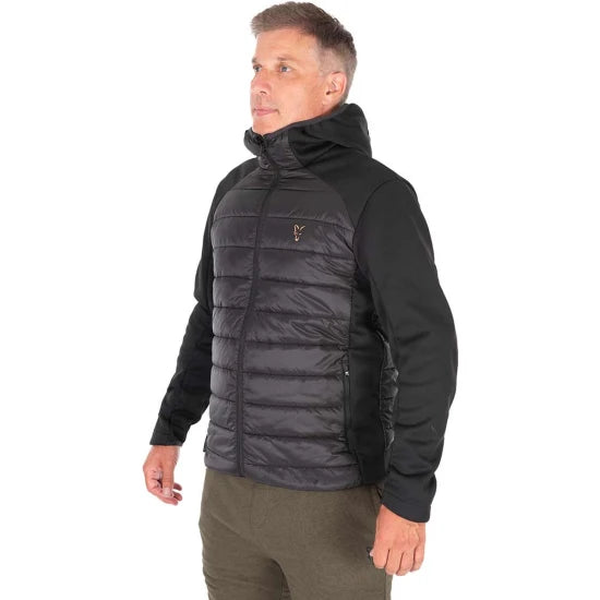 Jacheta Fox Collection Hybrid Jacket, Black / Orange, Marime L