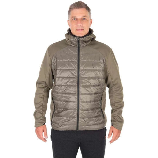 Jacheta Fox Collection Hybrid Jacket, Green / Black, Marime M