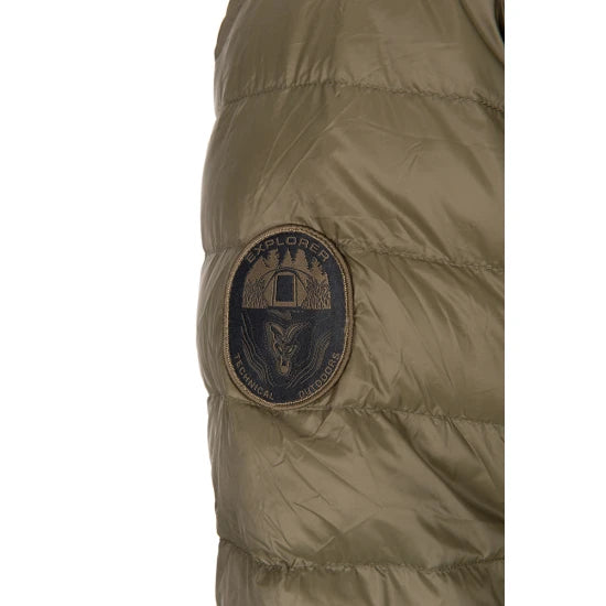 Jacheta Fox Explorer Downfill Packaway Khaki Jacket, Marimea L
