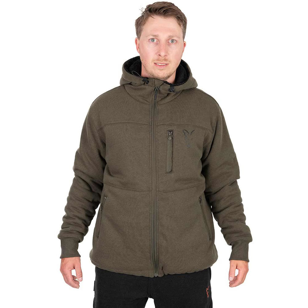 Jacheta Fox Collection Sherpa Jkt Green &amp; Black, Marime M