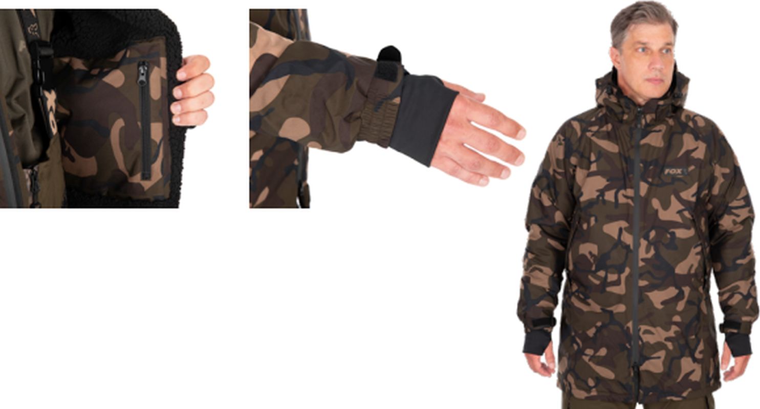 Jacheta Fox Sherpa Tec 3/4 Jacket LTD, Camo, Marimea XXL