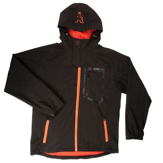 Jacheta Fox Softshell Jacket Black Orange L