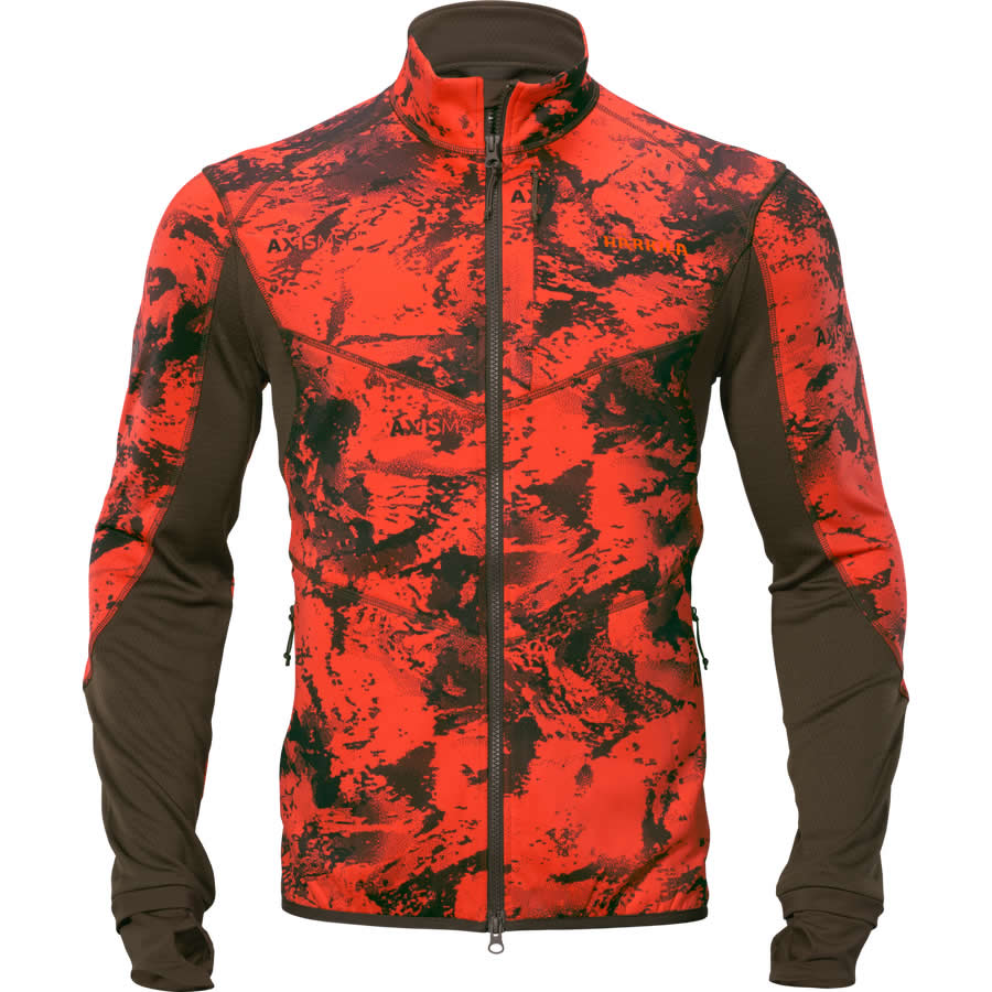 Jacheta HARKILA Fleece Wildboar Pro, Camo Orange Axis, Marime 2XL