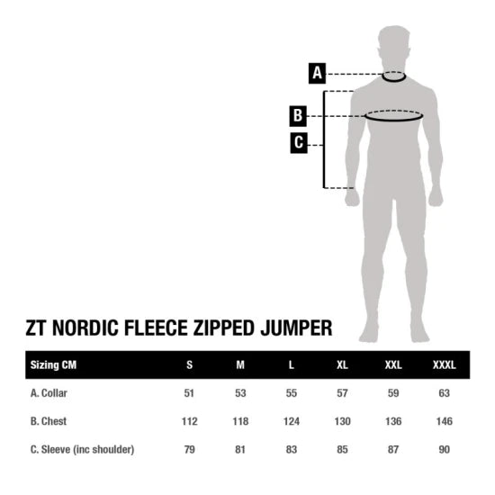 Jacheta Nash Zt Nordic Fleece Zipped Jumper, Marime L