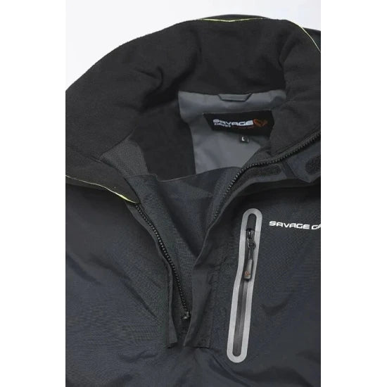 Jacheta Savage Gear Jacket Coastal Race Smock S, Black-gray-yellow