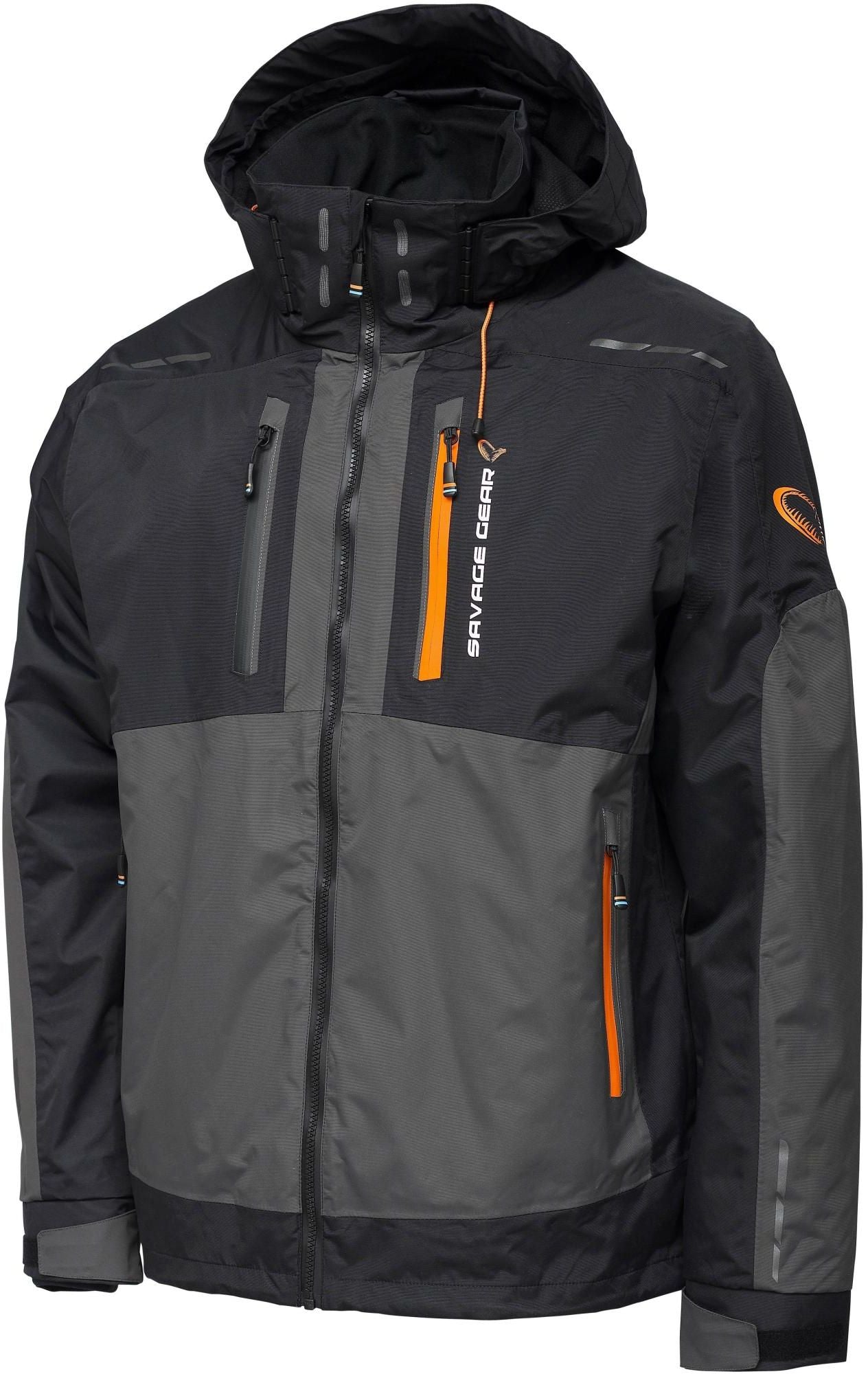 Jacheta SAVAGE GEAR WP Performance Jacket XXL, Black-Gray