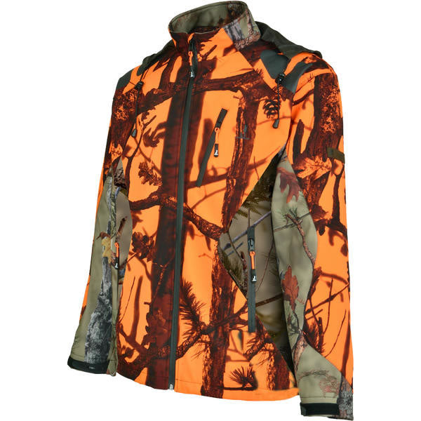 Jacheta Treesco Softshell Impermeabila Ghost Camo Blaze Mas. XXL