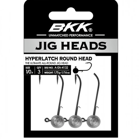 Jig Bkk Hyperlatch Round Head, 25g, Nr.3/0, 3buc/blister