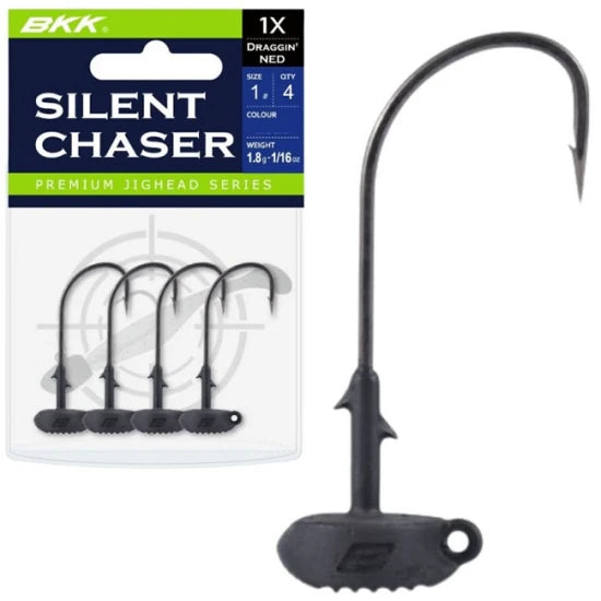 Jig Bkk Silent Chaser Draggin Ned 1/0, 5.25g