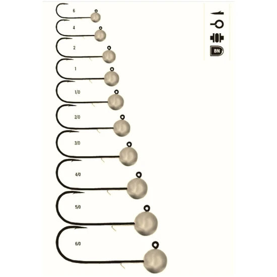 Jig Carlig Mustad Nr.1/0, 5g, 25buc/plic