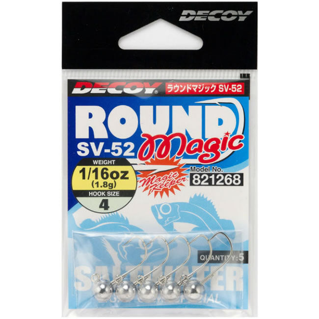 Jig DECOY SV-52 Round Magic, Nr.6, 0.9g, 5buc/pac