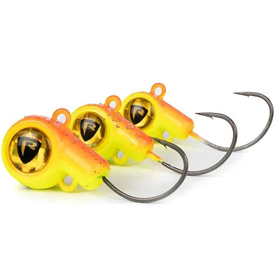 Jig Fox Rage Fireball Finesse Jigheads, Tiger, 20g