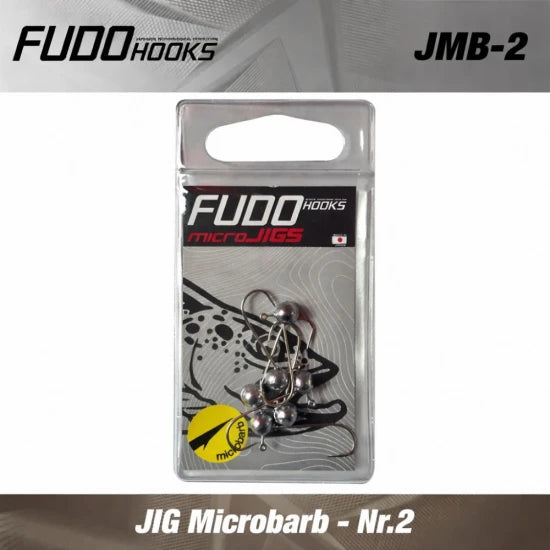 Jig Fudo Microbarb, Nr.2 Bk (black Nickel), 0.7g, 5buc/pac