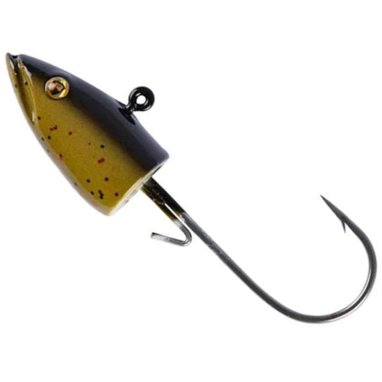 Jig Fox Rage Eel Head, Green Pumpkin, Nr. 2/0, 7g, 4buc/pac