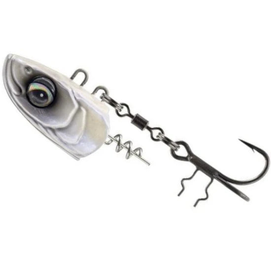 Jig Head Savage Gear Monster Vertical, Pearl White, Nr.2/0, 150g, 1buc/pac
